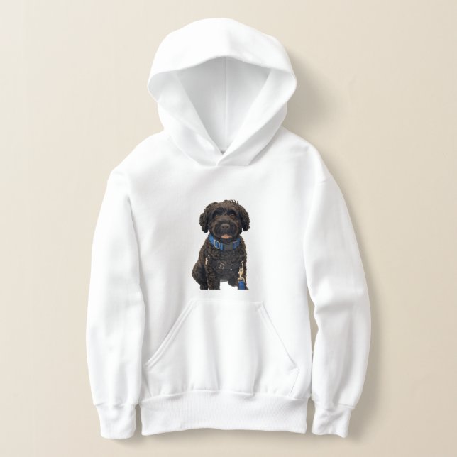Portuguese Water Dogs Adult & Kids Cozy Hoodie (Distribución )