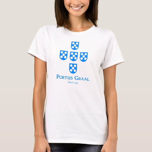 Portus Graal Quinas - Camisa Burner (Anverso)
