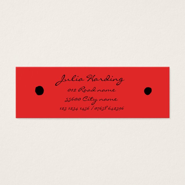 Pos negros de pájaro (Frente)