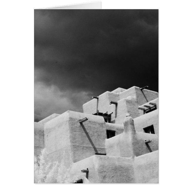 Posada de adobe estilo Pueblo en Loretto, Santa Fe (Frente)