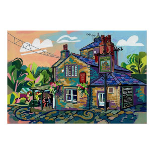 Posada Puzzle Hall, Impresión artística de Sowerby