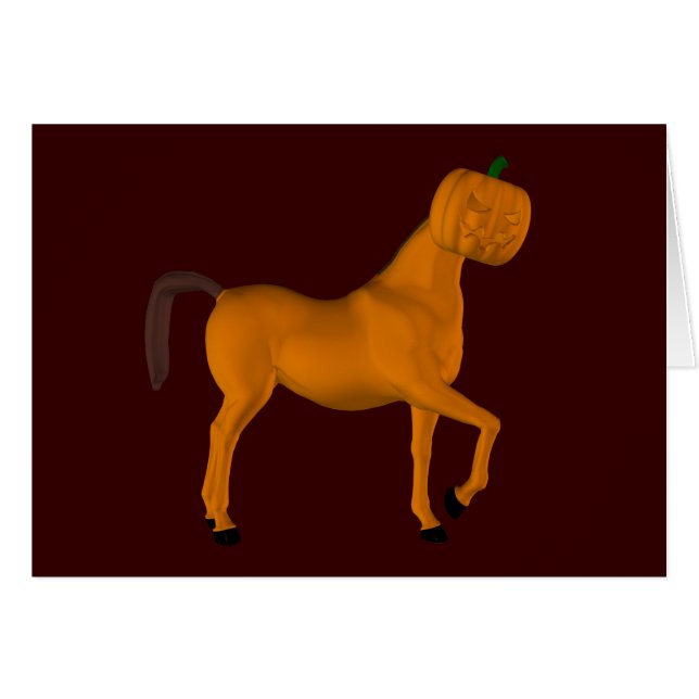 Posando caballo de Halloween (Anverso (Horizontal))