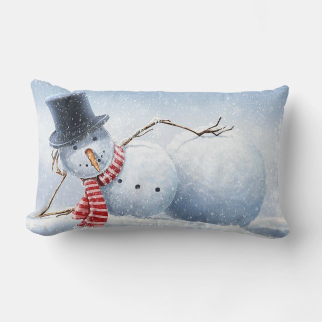 Posando la almohada de los Navidades lumbares de S (Anverso)