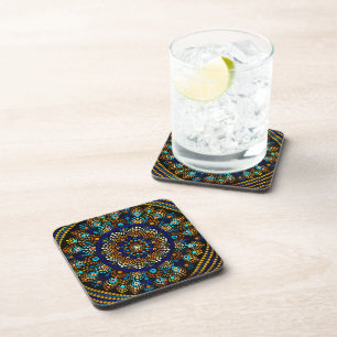 Posavasos 072 - Agujas azules profundas