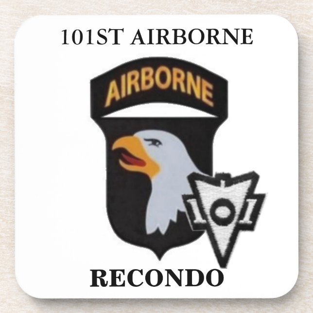 Posavasos 101ST PRÁCTICOS DE COSTA AEROTRANSPORTADOS de la (Frente)