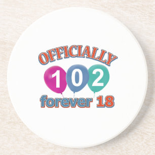 Posavasos 102os diseños del cumpleaños