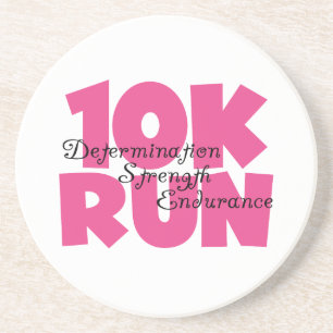 Posavasos 10.000 carreras de deportes rosados