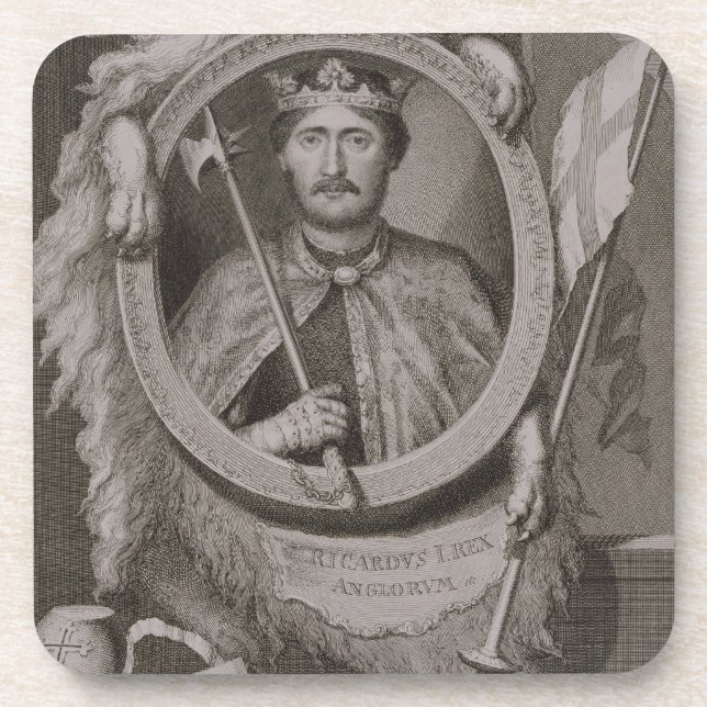 Posavasos 1157-99) reyes de Richard I "Coeur de Lion" (de (Frente)