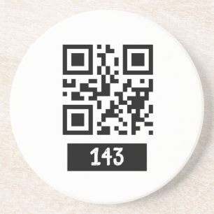 Posavasos 143 mensaje secreto de código QR, descodificarlo y