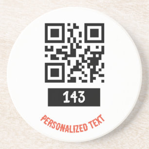 Posavasos 143 mensaje secreto de código QR, descodificarlo y