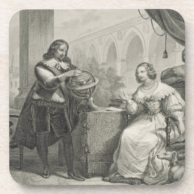 Posavasos 1626-89) reinas de Christina (de Suecia, de una (Frente)