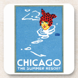 Posavasos 1912 Chicago, el centro turístico de verano