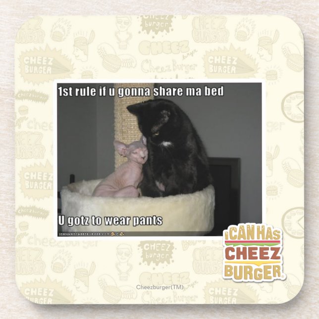 Posavasos 1ra regla si u que va a compartir la cama 2 de las (Frente)