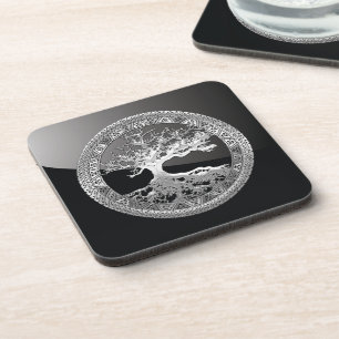 Posavasos [200] Árbol de la vida céltico [plata]