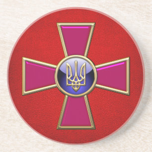 Posavasos [200] Emblema de las Fuerzas Armadas Ucranianas