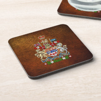 Posavasos [200] Escudo de armas de Canadá [3D]