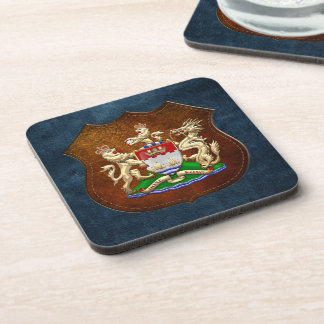 Posavasos [200] Histórico Escudo de armas de Hong Kong 1959-