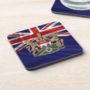 Posavasos [200] Hong Kong - 1959-1997 Escudo de armas