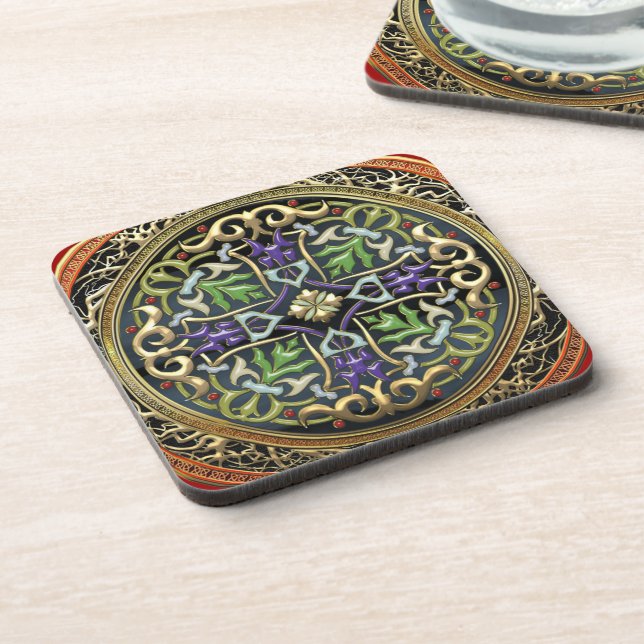 Posavasos [200] Tesoro: Cruz céltica (Lado Izquierdo)
