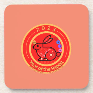 Posavasos 2023 Year of Rabbit design
