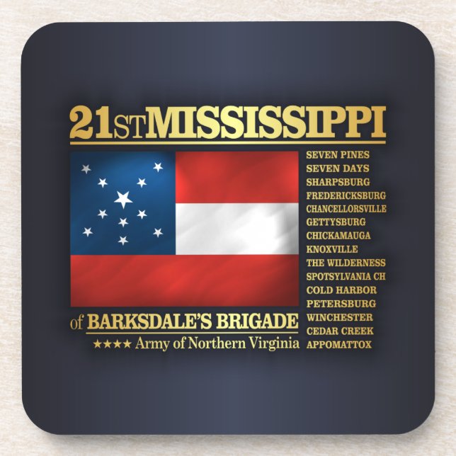 Posavasos 21.ª Infantería Mississippi (BA2) (Frente)