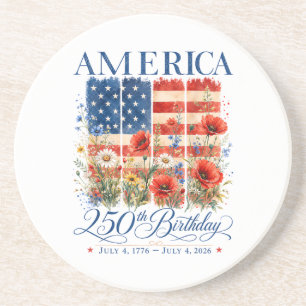 Posavasos 250º Aniversario USA Mujeres 4 de Julio América 25