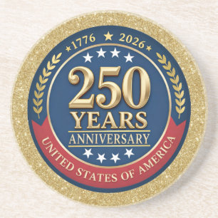 Posavasos 250º Aniversario USA Patriótico 1776–2026