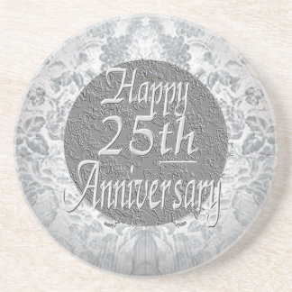 Posavasos 25to aniversario de la Plateado-Plata