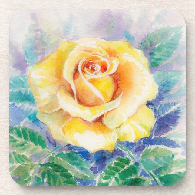 Posavasos 2 color de rosa (Frente)