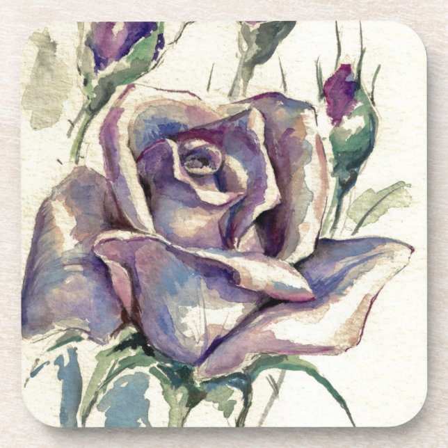 Posavasos 3 color de rosa (Frente)