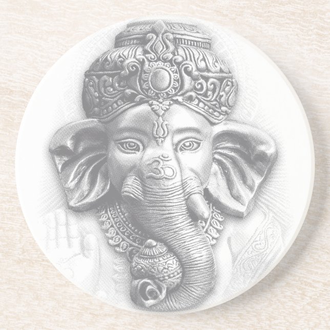 Posavasos 3d Señor Ganesha - Om (Frente)