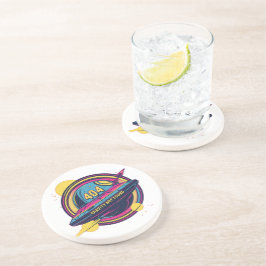 Posavasos 404 Gravity Not Found - Arte pop del espacio retro