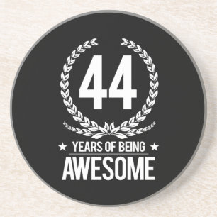 Posavasos 44.o Cumpleaños (44 años de ser impresionantes)