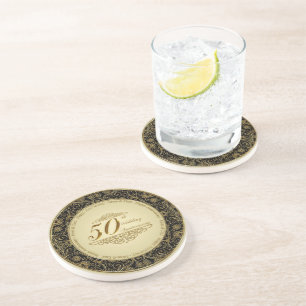 Posavasos 50.º Aniversario Boda