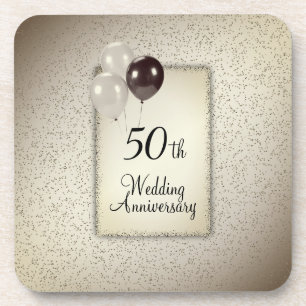 Posavasos 50.º Aniversario Boda