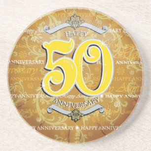 Posavasos 50.o Aniversario de boda