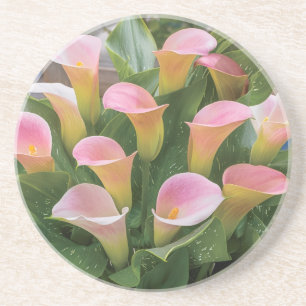 Posavasos 55° Aniversario Boda Lirio Rosa Calla
