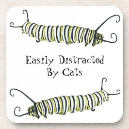 Posavasos 6 Casas de respaldo de corcho - Fácilmente Distraí