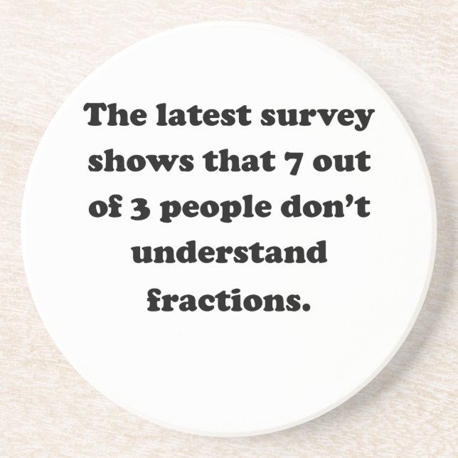 Posavasos 7 fuera de 3 personas (Frente)