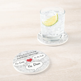 Posavasos 7 Palabras Para Un Matrimonio Largo Y Feliz