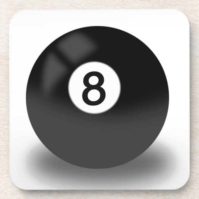 Posavasos 8 Ball - Billar (Frente)