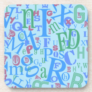 Posavasos A a azul de Z