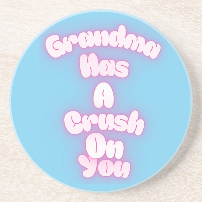 Posavasos A la abuela le gustas tú (Frente)
