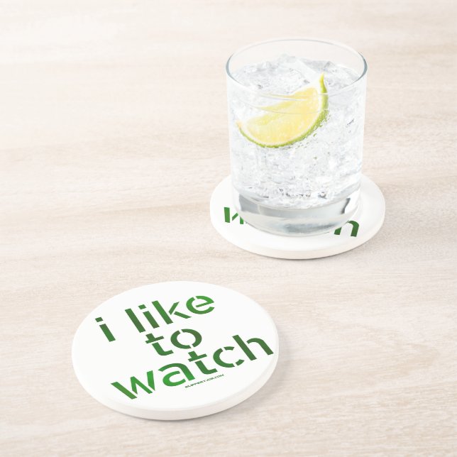 Posavasos A SlipperyJoe le gusta ver el voyeurismo mirando a (Lado)