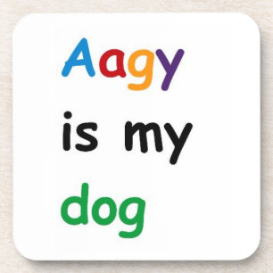 Posavasos Aagy es mi perro
