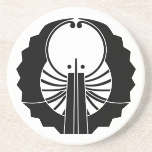 Posavasos abanicos estilo fusen