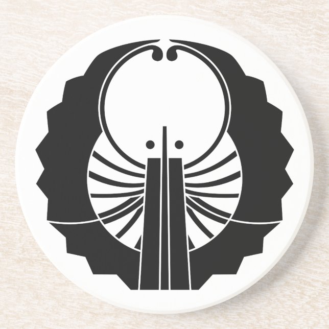 Posavasos abanicos estilo fusen (Frente)