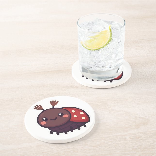 Posavasos Abeja Cute May - Encanto por el bosque de Kawaii (Lado)