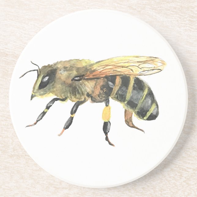 Posavasos Abeja de burbujas (Frente)