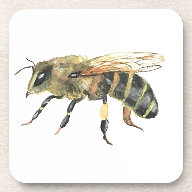 Posavasos Abeja de burbujas (Frente)